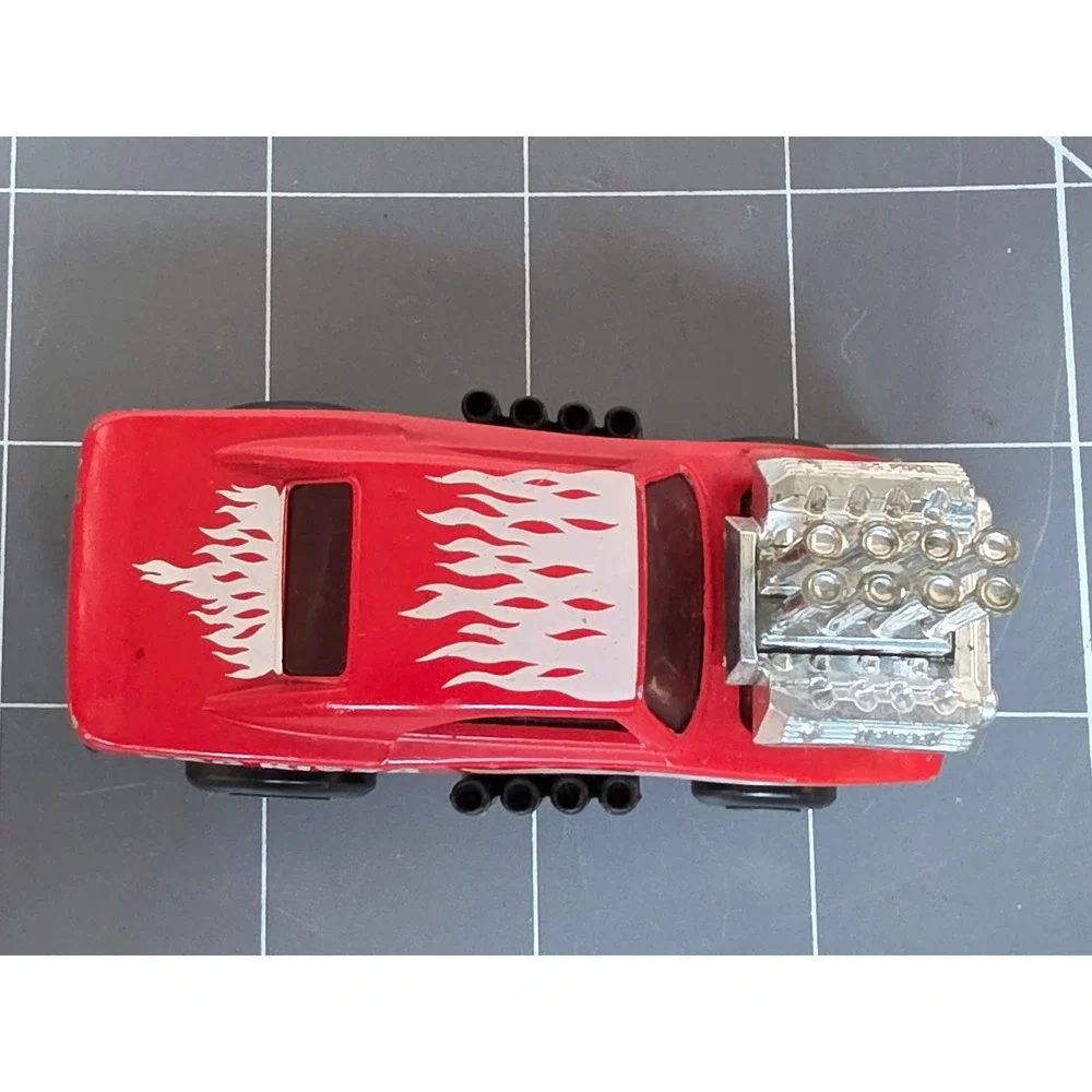 Vintage 1972 Matchbox Red Rider Hot Rod Diecast Car Red Flame Graphics Macau